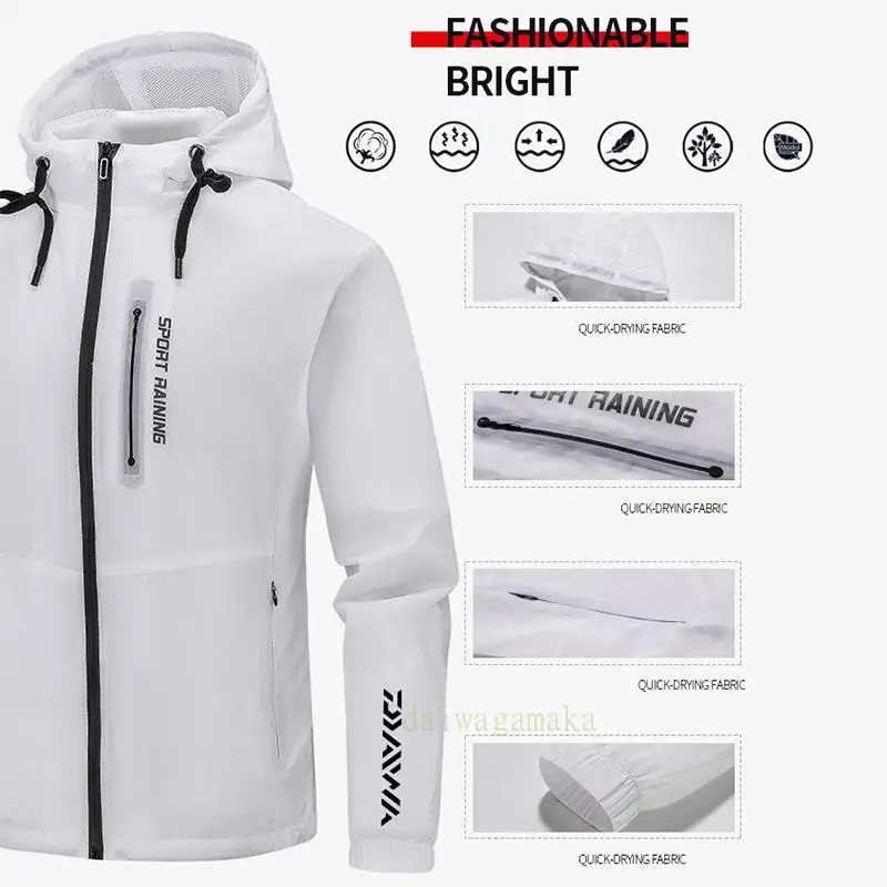 

Shimanos Fishing Wear Men Breathable Sport Fishing Jacket Summer Fishing Clothes Quick Dry Outdoor Sun Protection Clothing Men's