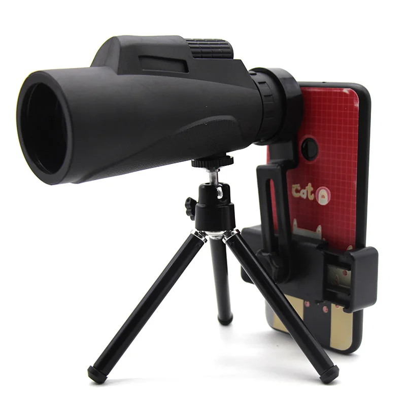 12x50 Monocular Telescope for Mobile Retractable Zoom Eyepiece Military Hunting Handheld HD Vision Objective Lens Optics | Инструменты