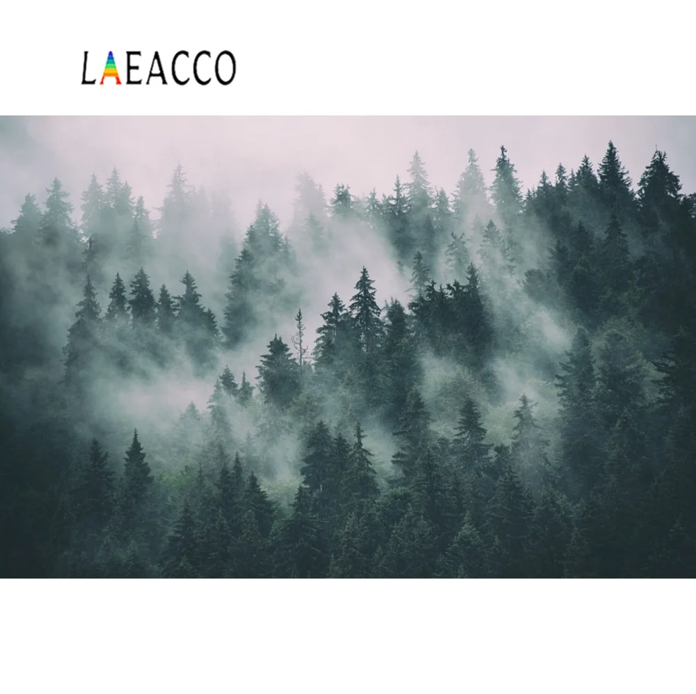 Laeacco фон для детской портретной фотосъемки с изображением дерева леса