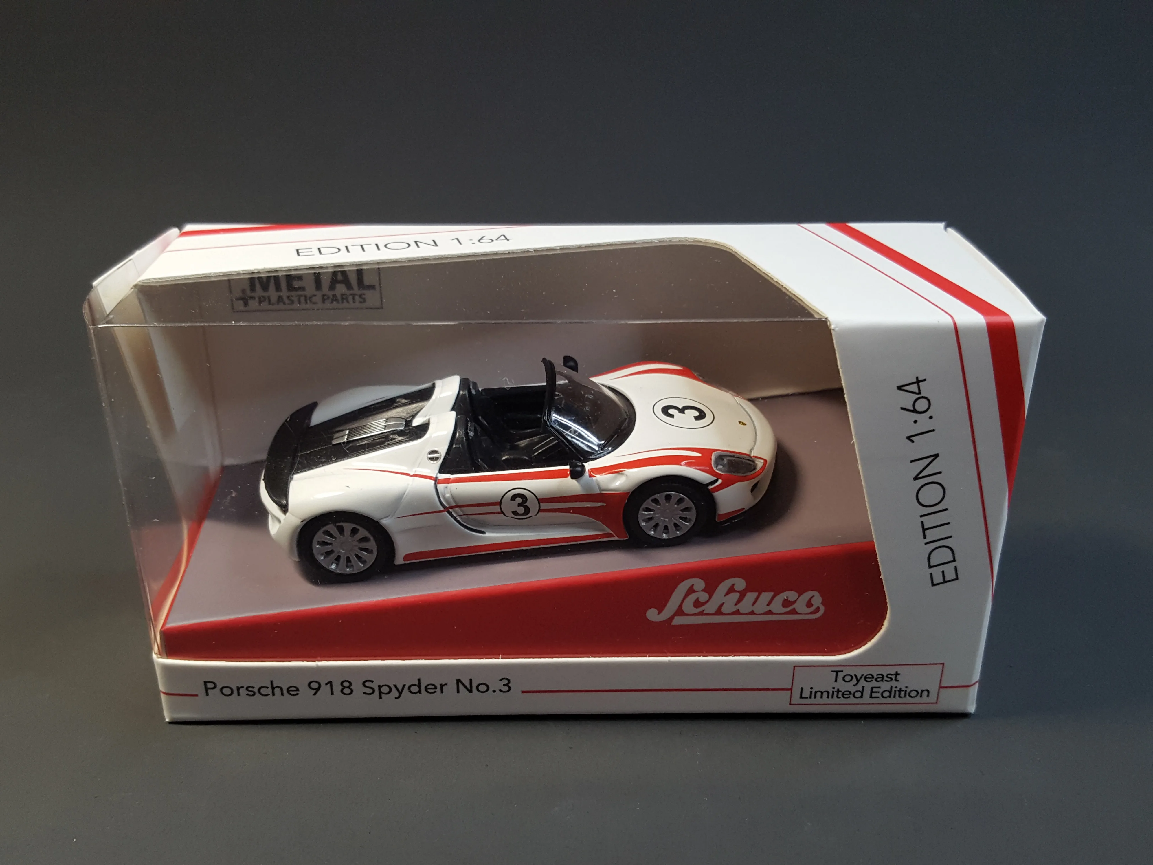 

Schuco 1/64 918 Spyder #3 Toyeast Limited Edition Die Cast Model Car Collection Limited