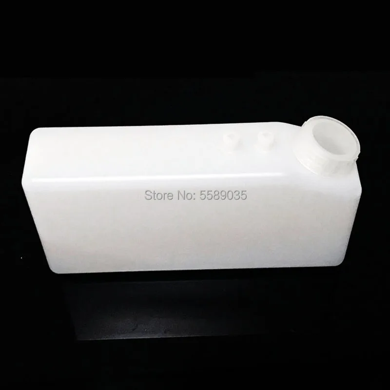 Чернильный принтер Solvent с 1 л белым резервуаром для чернил двойным отверстием