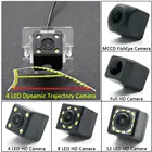 HD динамическая траектория отслеживает камеру заднего вида для Mitsubishi Outlander 2003 2004 2005 2006 2007 2008 2009 2012 монитор