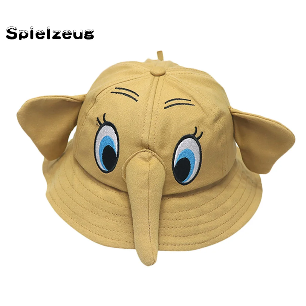 2019 летняя детская хлопковая шапка в форме слона с 3D рисунком из мультфильма