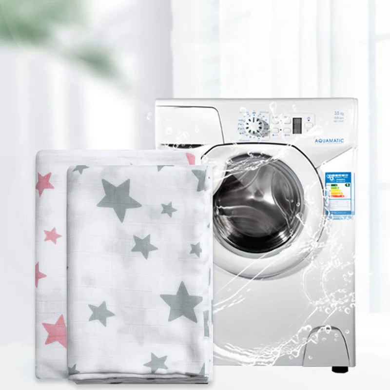 

4 layers Baby Blankets For Newborns Baby Swaddle Wrap Muslin Cotton For Babies Newborn Cocoon Swaddling Hydrophilic Cloths