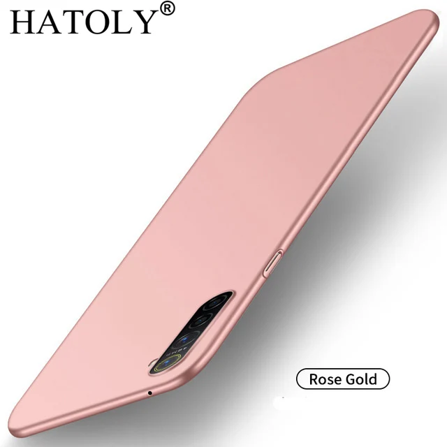 Гладкий чехол для OPPO Realme 6 Pro Ультратонкий жесткий защитный из поликарбоната
