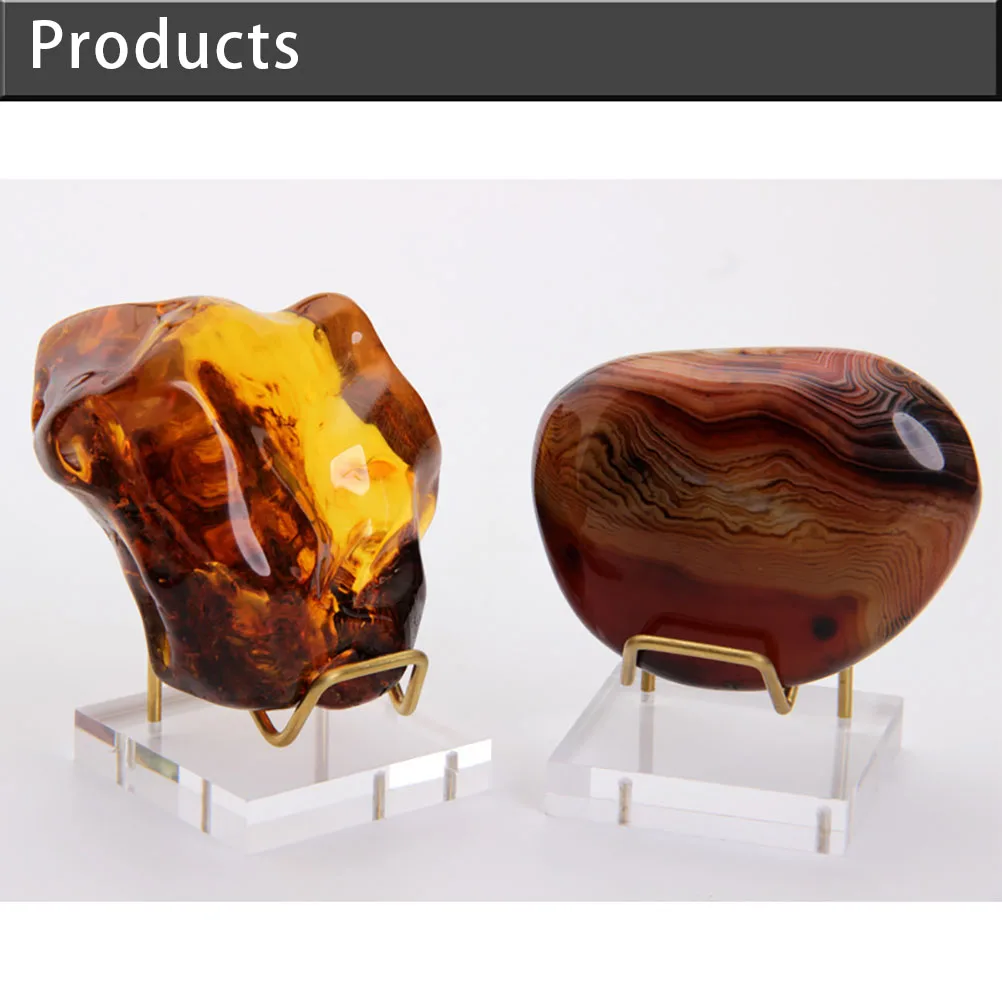 Акриловая кристаллическая подставка для дисплея настольная мольберта