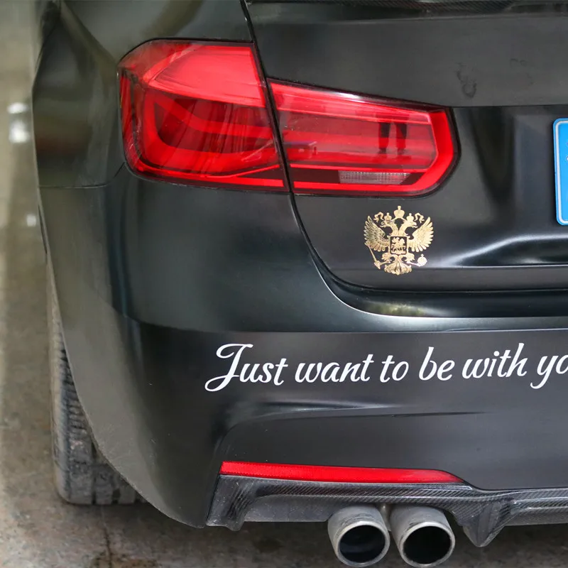 Герб Россия никелевая наклейки для автомобиля Фольксваген-Гольф 4 форд фокус 3