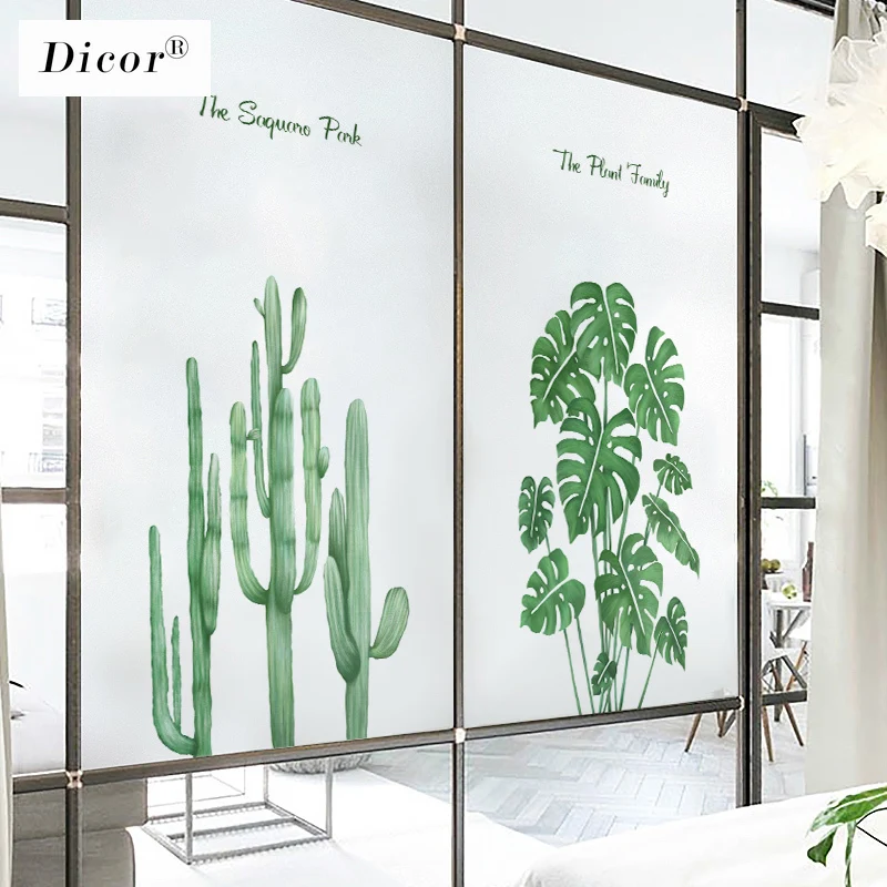 Инс Стиль Листья художественная серия оконная пленка в декоративных пленках для