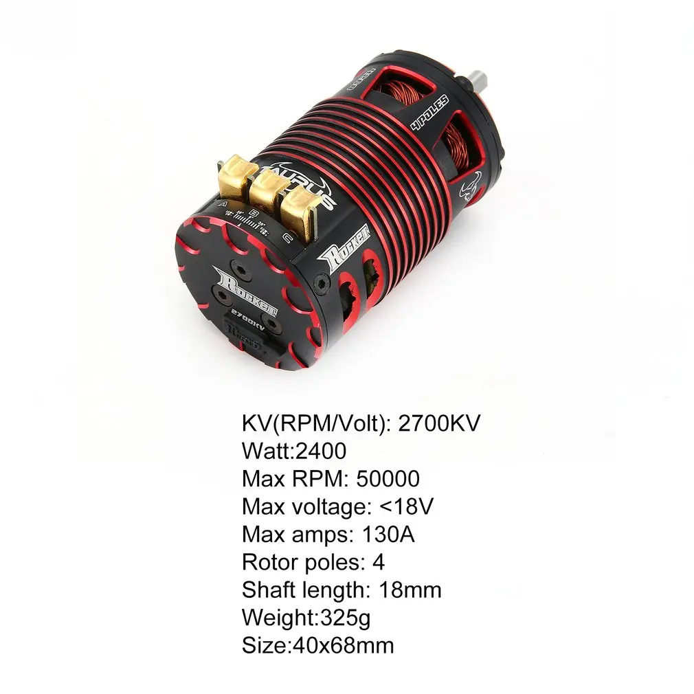 

HOT SALE 4268 4274 1700KV 1950KV 2150KV 2200KV 2450KV 2700KV 4 Poles Sensored Brushless Motor for RC 1/8 Truck Bigfoot Car