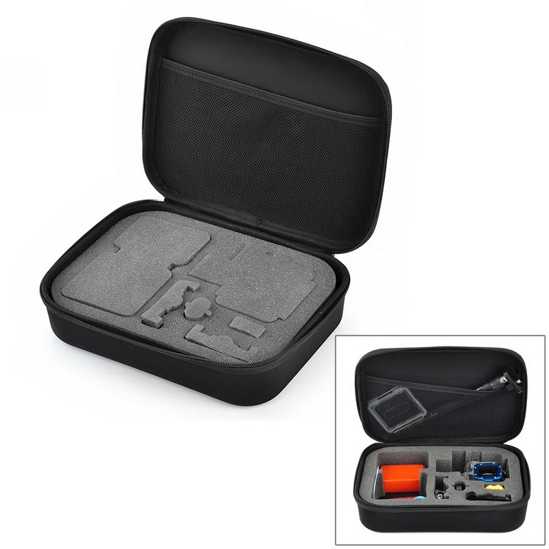 Sports Camera Shockproof Waterproof Hard Protective Travel Portable Storage Bag Zipper Closure Anti Fall EVA For GoPro4 |