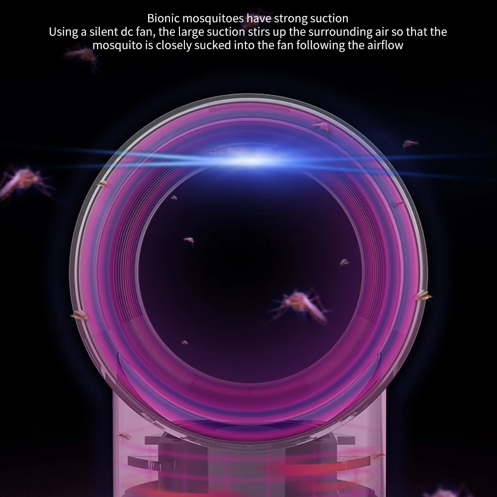 Светодиодный инсектицидная лампа ловушка для насекомых Убийца USB