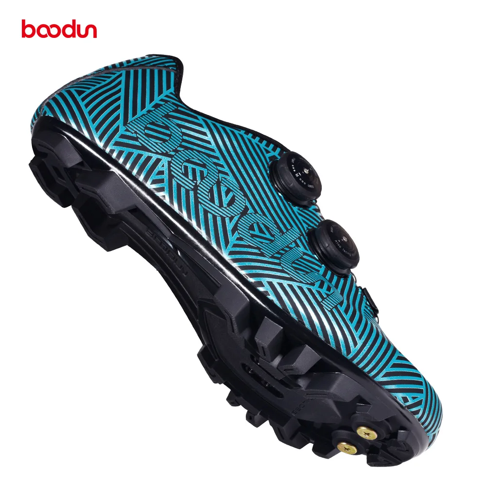 Boodun углерод Сверхлегкий Обувь для езды на велосипеде самоблокирующийся гоночный