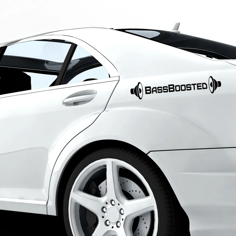 30758# наклейки на авто bass boosted водонепроницаемые машину наклейка для автонаклейка