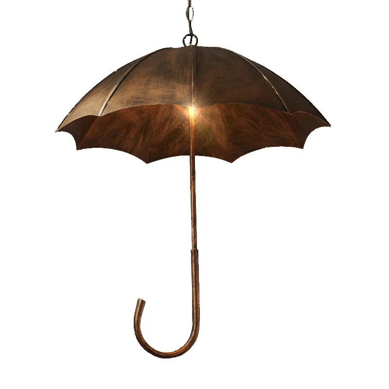 

Vintage Retro E27 Industrial LED Umbrella Iron Cafe Loft Ceiling Chandelier Lamp Droplight Pendant Home Corridor Loft Decor Gift