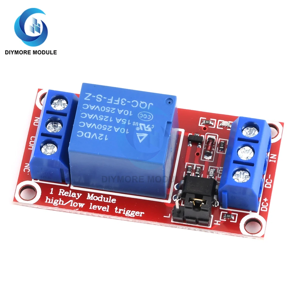 

1 Channel Relay Module With Optocoupler DC 5V 9V 12V 24V Shield Board High And Low Level Trigger Power Supply Module For Arduino