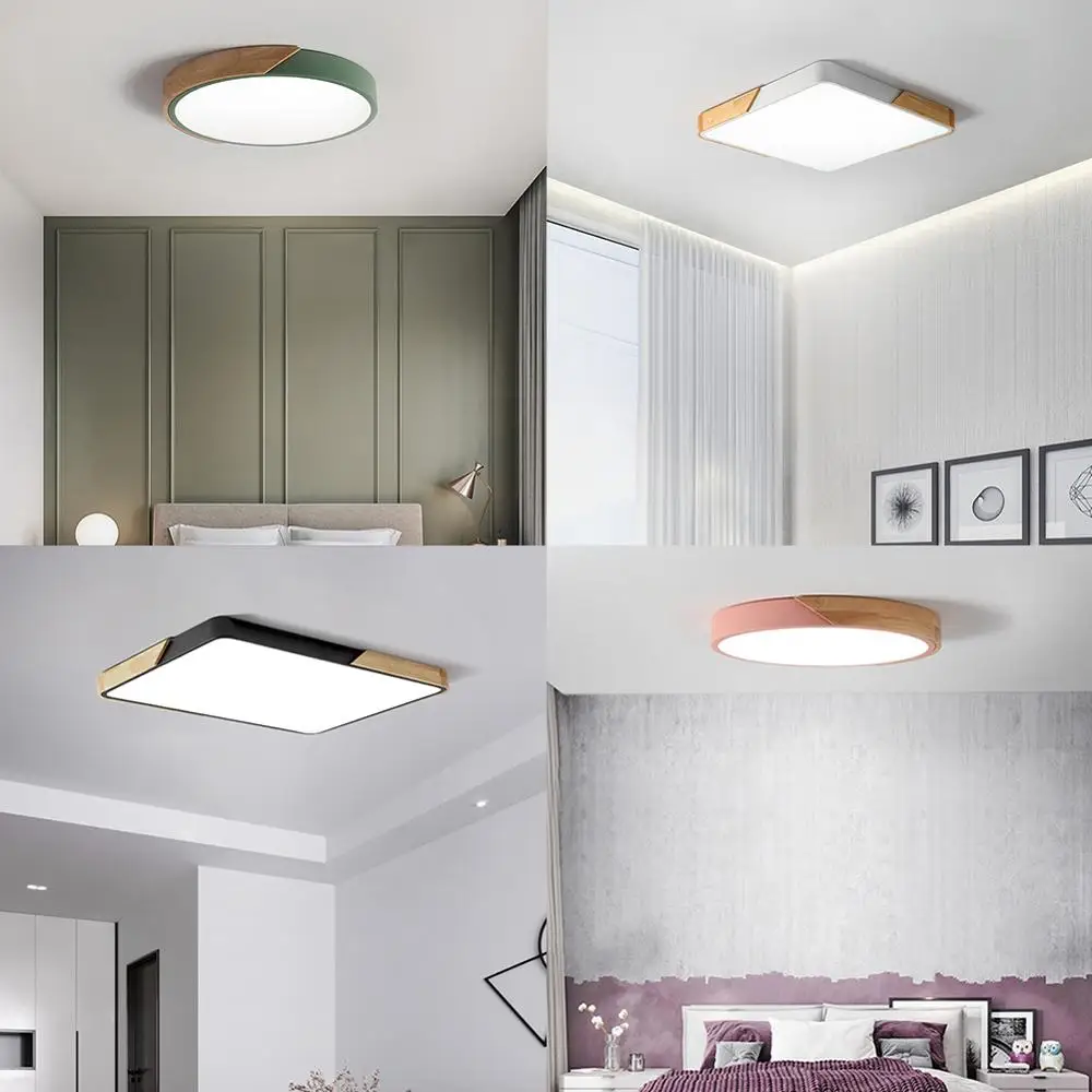 Светодиодный потолочный светильник современный поверхностный для внутреннего