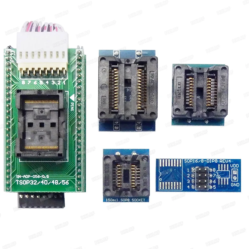 XGecu T56 + 4 адаптера Универсальный программатор 56 Pin драйверы поддержка 26908 ICs для