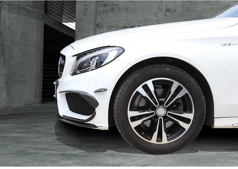 Передний и задний туман для mercedes w205 amg Mercedes c class аксессуары углеродное волокно benz