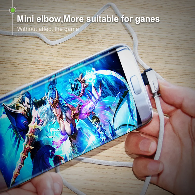 Кабель Micro USB кабель с прямым углом для samsung Xiaomi Android USB кабель 2A Быстрая зарядка Шнур Micro usb зарядное устройство N153