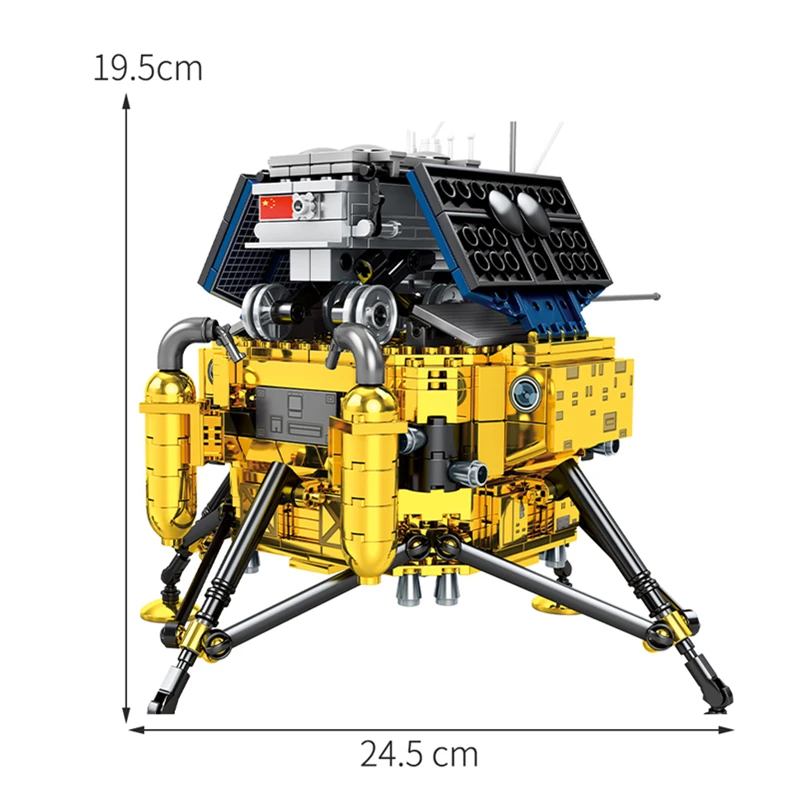 New Ideas Creator Expert Space Flight lunar probe Building Blocks Kit Bricks Classic Model Cosmonaut Figures Toys for Children | Игрушки и