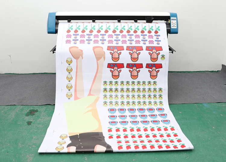 720mm Vinyl Plotter Cutter Machine Computer Engraving And Drawing Stepper Auto Contour Cutting EH-720AB Series | Компьютеры и офис
