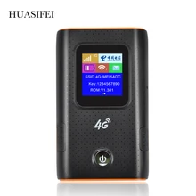 Mifi Unlocked 3G/4G Mobile CPE Hotspot With Sim Card Slot Pocket Modem Wi-Fi Router 6000mAh Power Bank LTE CAT4 150Mbps