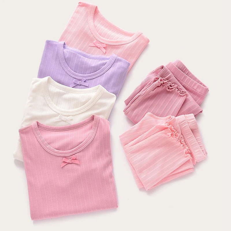 

CROAL CHERIE Kids Girls Pajamas Children Sleepwear Baby Pajamas Sets Warm Girls Pijamas Cotton Nightwear Clothes Kids Clothing