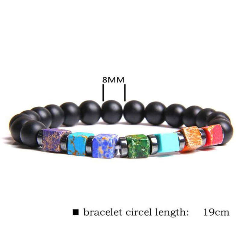 

Fashion Luxury Charm Bracelet Men Volcanic rocks Natural Stone Handmade Beaded Bracelet & Bangles Pulseira Masculina Feminina