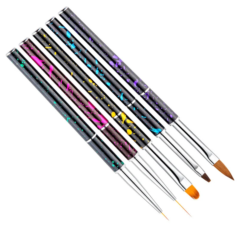 1 шт. акриловая кисть для рисования с ручкой-вкладышем разных размеров