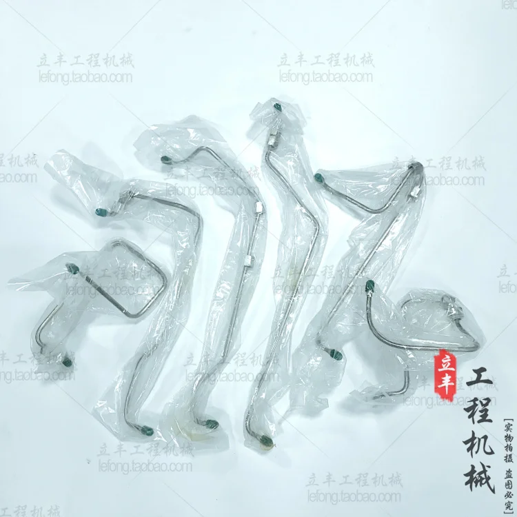 

free shipping Hitachi excavator high pressure oil pipe EX200-1 / 2 / 3 high pressure oil pipe 6BD1 engine diesel pump oil pipe