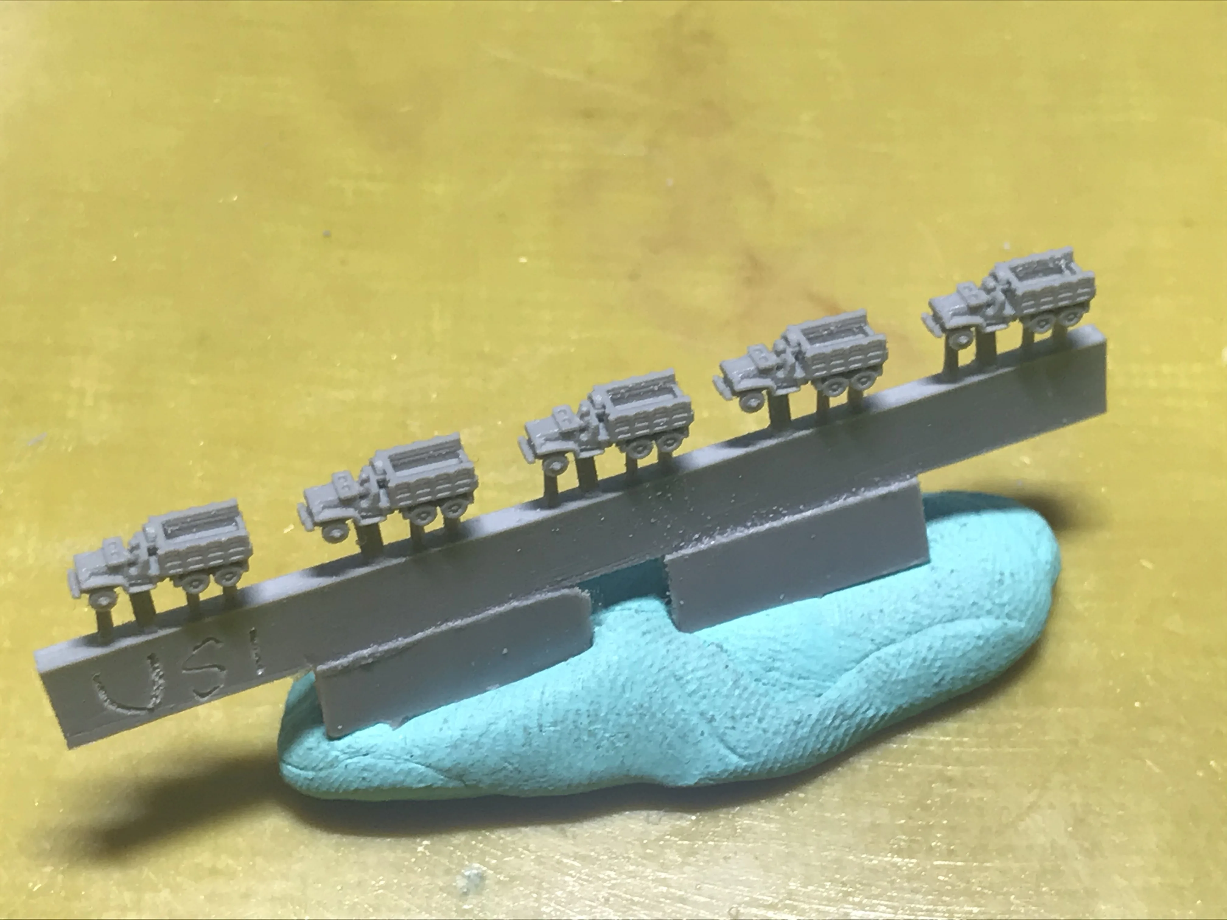 

Аксессуары для военной модели из смолы, обновленные детали 1/700, серия американских транспортных средств, Виллис, 5 типов, 6 шт.