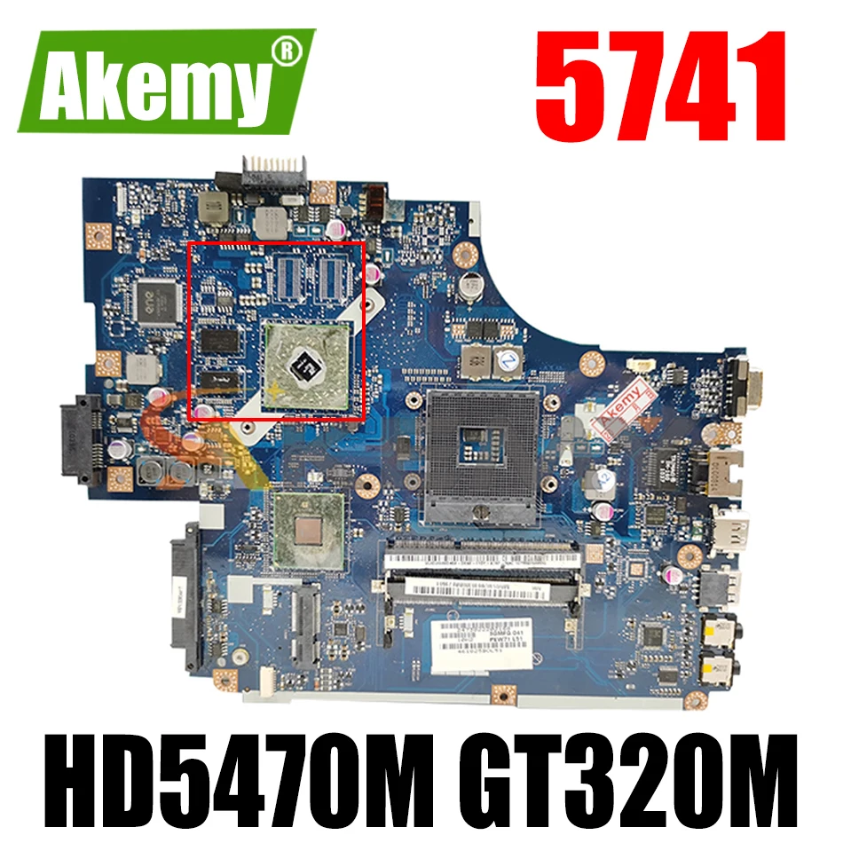 

For Acer 5741 5741G 5742 5742G Laptop Motherboard LA-5891P LA-5893P LA-5894P MB With HM55 HD5470M GT320M GPU 100% Fully Tested