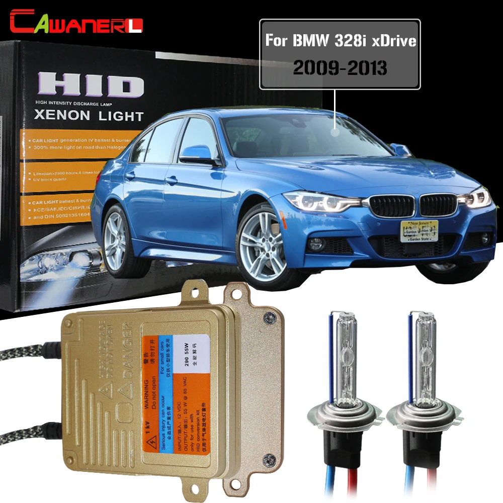 Cawanerl для BMW 328i xDrive 2009-2013 H7 55W фары автомобиля HID Xenon комплект Canbus переменный ток