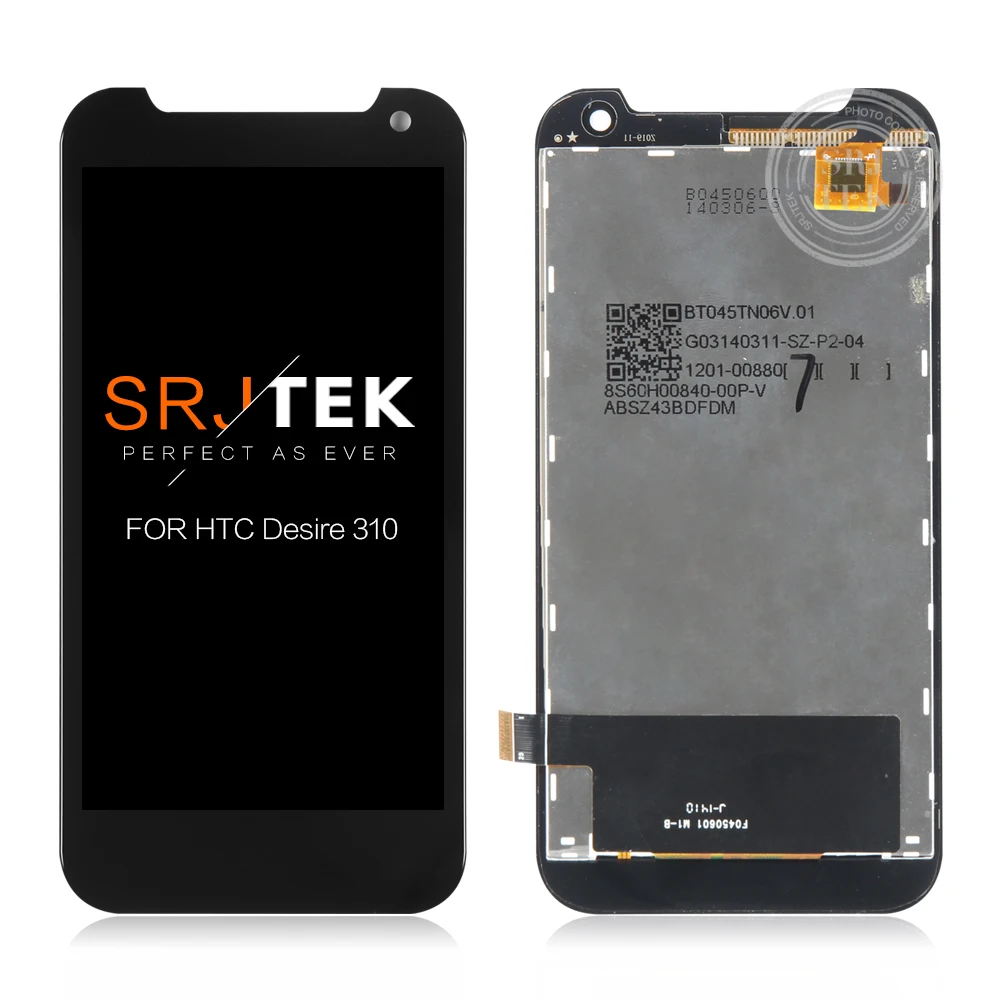 Протестированный ЖК дисплей 4 5 дюйма для HTC Desire 310 сенсорный экран стекло + рамка