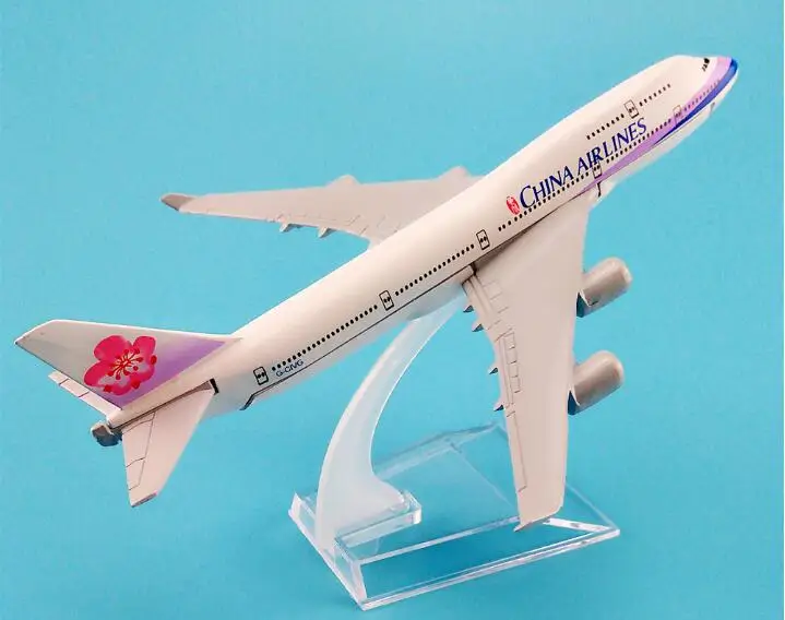 Самолет из металлического сплава 16 см модель самолета Боинг 747 400 авиакомпании China