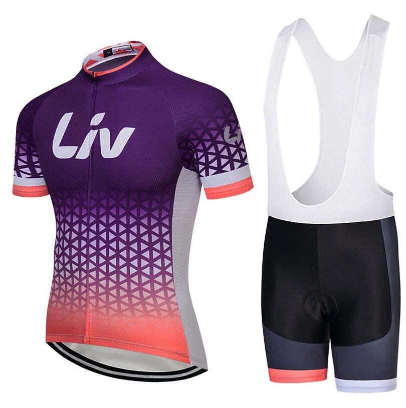 Лето 2020 LIV женский набор велосипедных Джерси MTB дорожный велосипед одежда дышащий