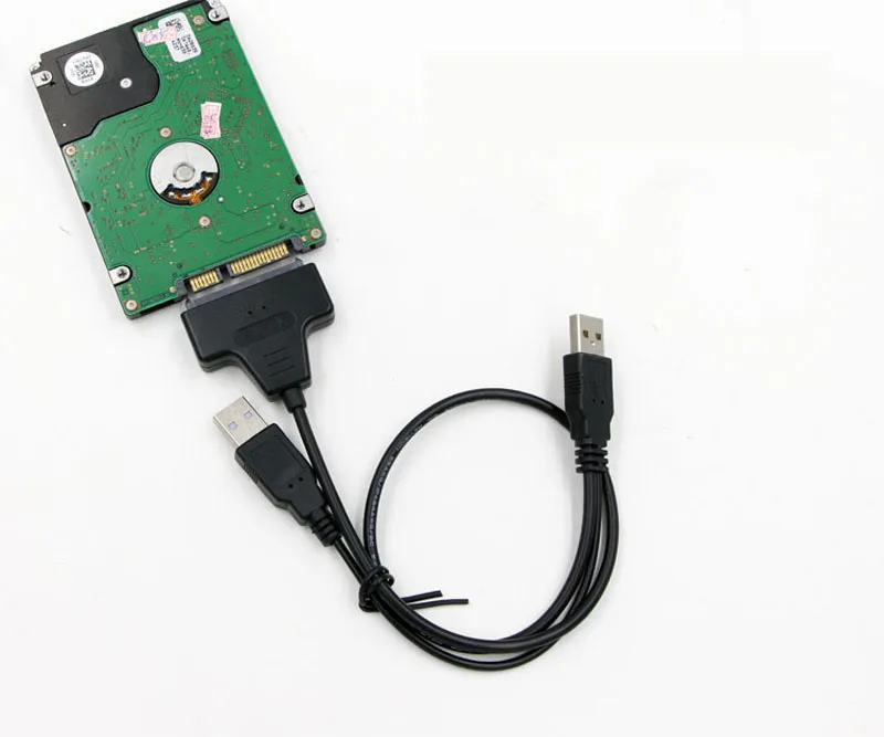 Кабель-адаптер SATA на USB 2 0-7 15-22pin Внешнее питание для жестких дисков 5 дюйма SSD HDD