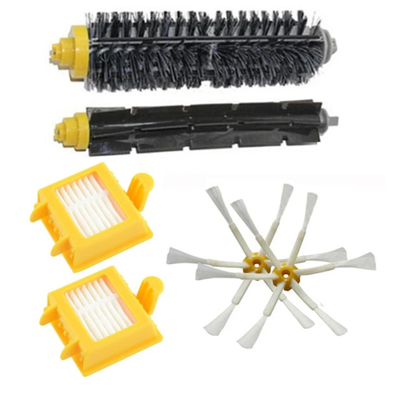 

Sweeper HEPA Filter Element Side Brush Roller Brush Set Vacuum Cleaner Attachment Kit For i Robot Roomba 700 Series