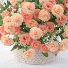 Искусственные цветы, искусственные цветы, 20 цветов, маленькие сиреневые Свадебные букеты гвоздики в Корейском стиле, маленький цветок