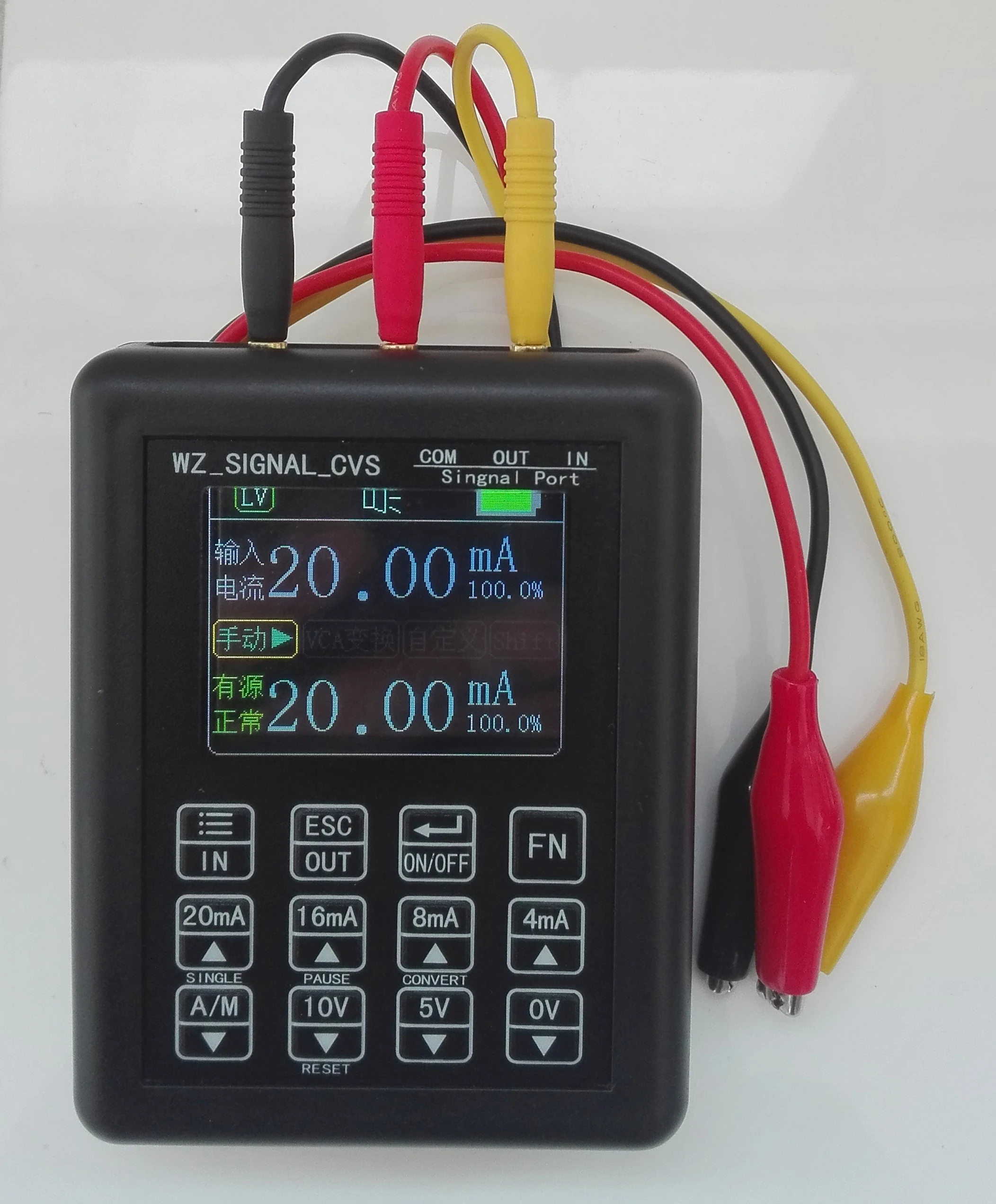 4 20 мА генератор сигналов 24 В калибратор передатчика напряжения тока источник