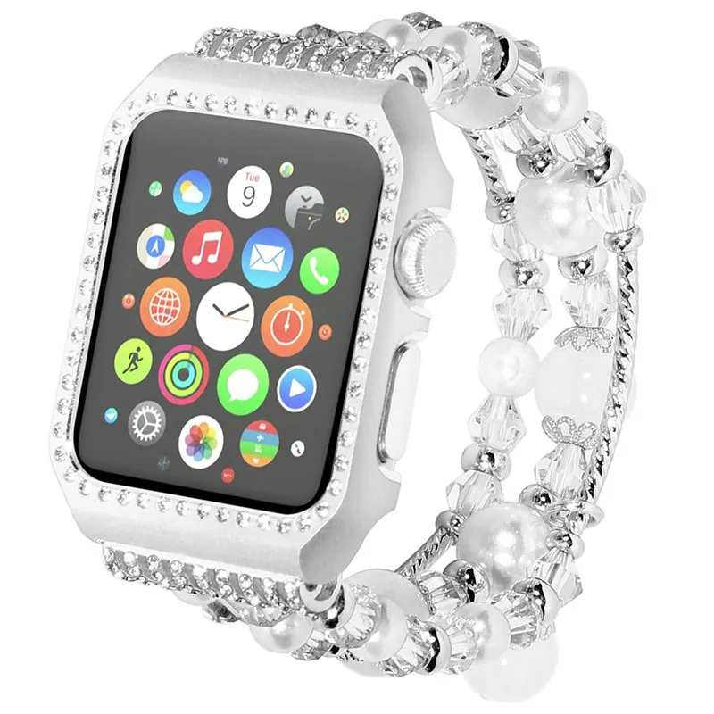 Хохлатая diamond ремешок для наручных часов Apple Watch 42 мм 38 версия Iwatch серии 3/2/1