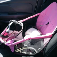 travel pet dog car seat cover folding hammock mesh dog kennel safe waterproof car seat basket dog playpen pet transportation bag