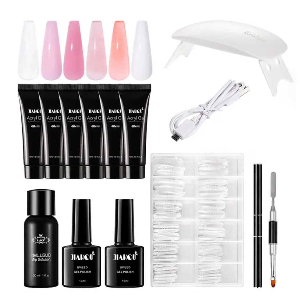

Nail Extension Gel Set Natural Safe Nail Polish Kit Safety and Environmental Protection Healthy and Durable