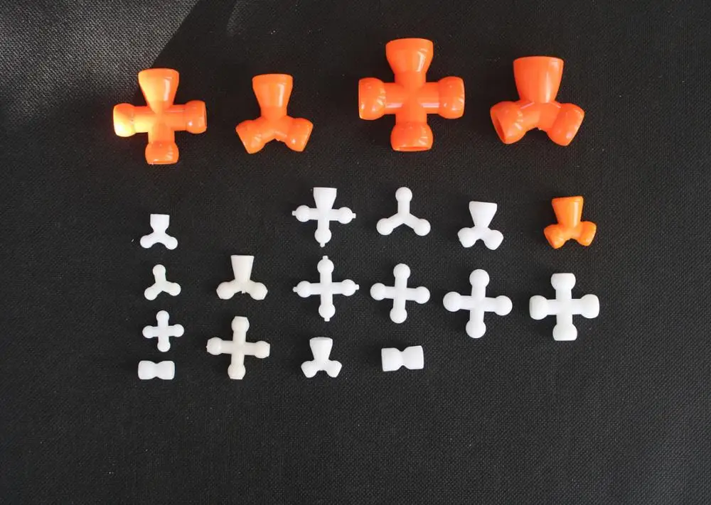 

20pcs---cross--Y--shape skelton joint connector fit for14MM