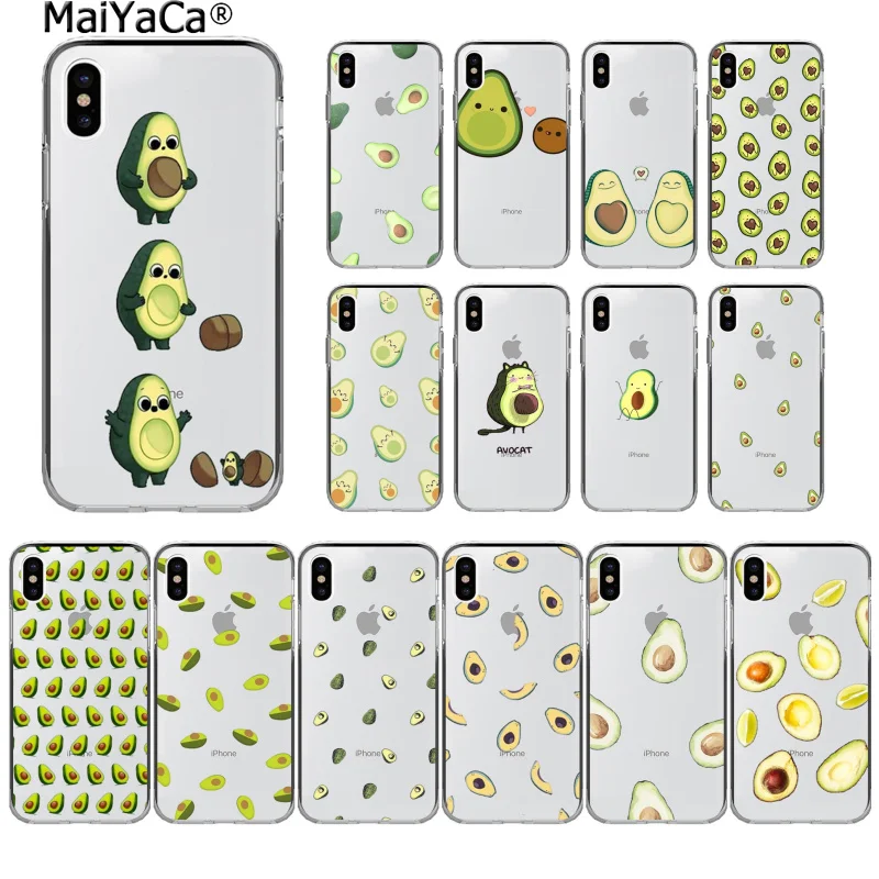 MaiYaCa мультяшный милый авокадо чехол для телефона iphone SE 2020 11 pro XS MAX 8 7 6 6S Plus X 5 5S XR