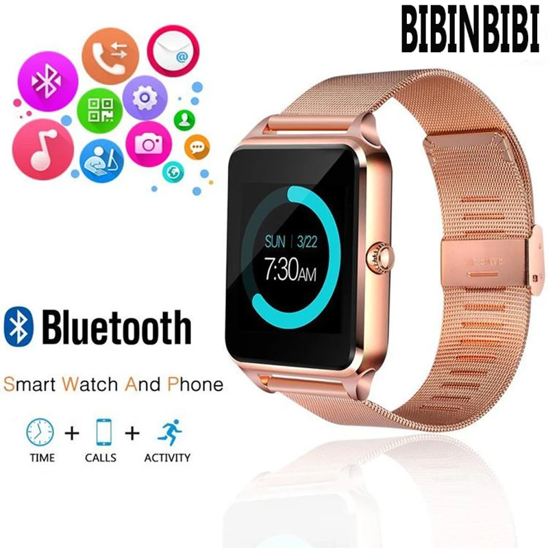 Смарт-часы Z60 GT08 Plus с металлическим ремешком наручные часы Bluetooth поддержка камеры