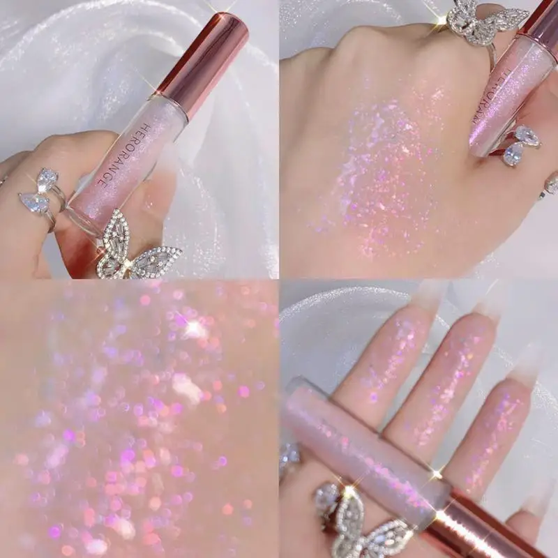 

4 Color Liquid Eyeshadow Set Pearl Glitter Eye Shadow Natural Coloring Pigment Accessorices Beauty Cosmetics Maquiagem TSLM1