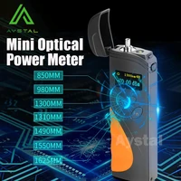 new mini rechargeable fiber cable tester optical power meter high precision opm 50 to 20 dbm 70 to 3 dbm clamshell ftth tool