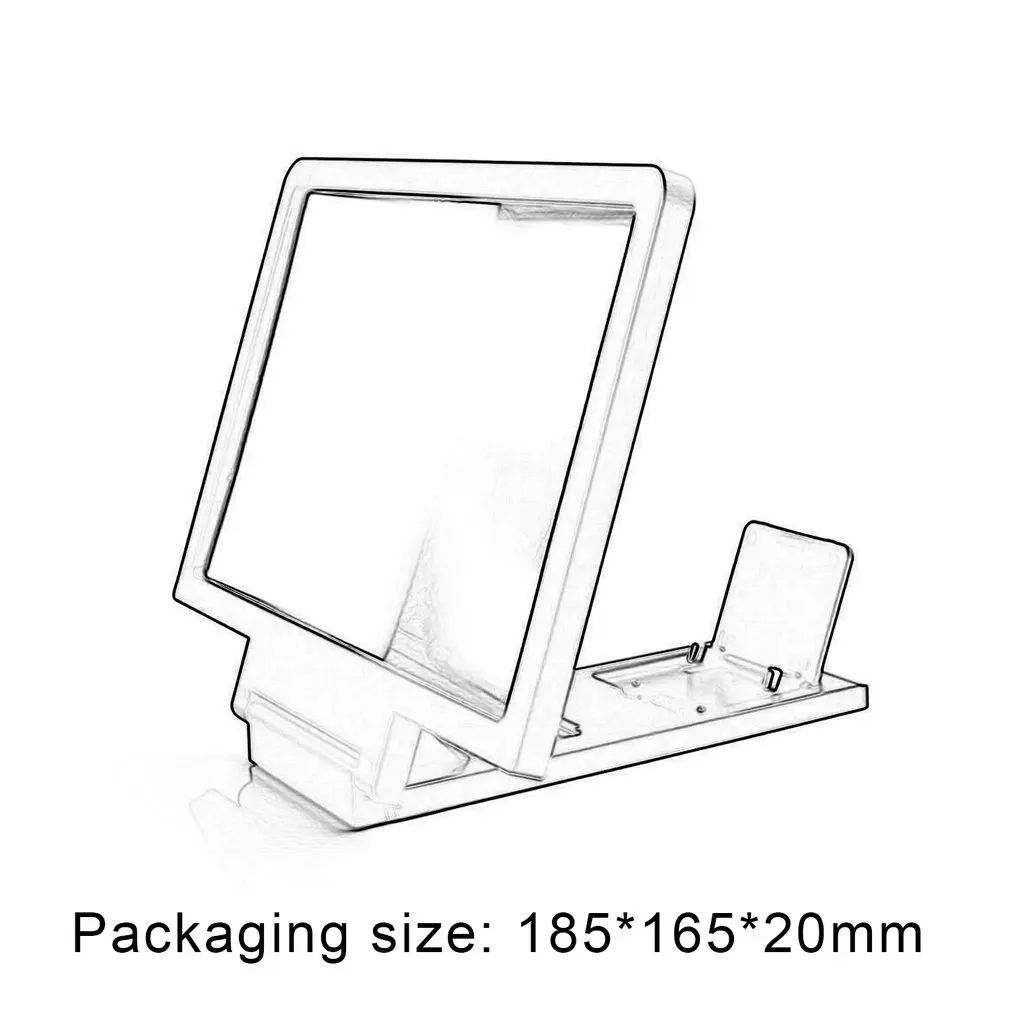 

Portable Size Eye Protective 3D Enlarged Screen Mobile Phone Amplifier Magnifier Bracket Cellphone Holder Bracket
