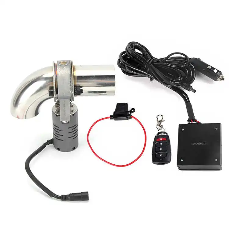 Универсальная выхлопная труба клапан Нержавеющая сталь Электрический